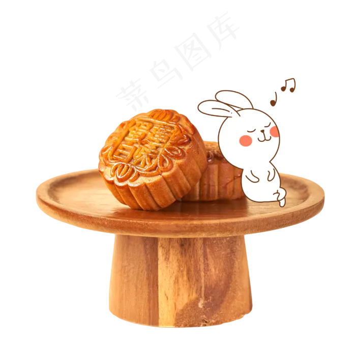 可爱玉兔月饼(3000X3000(DPI:300))psd模版下载
