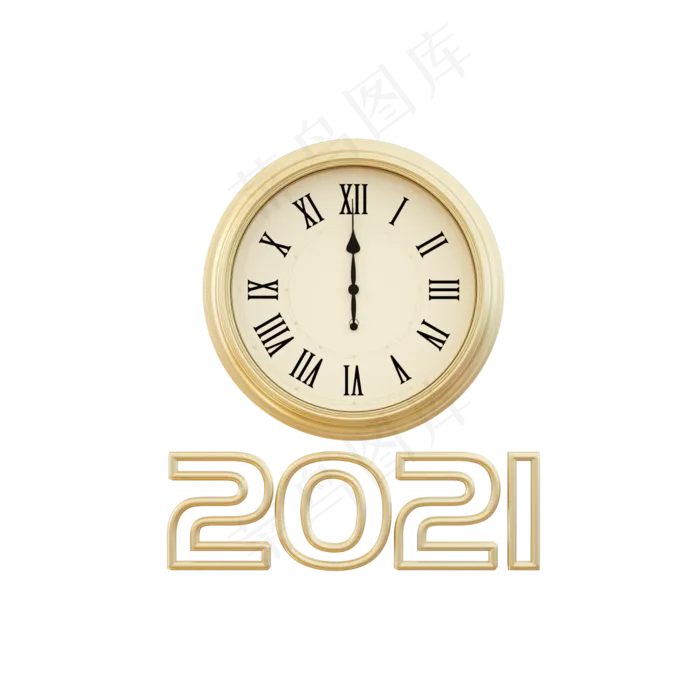 元旦跨年2021(2000X2000(DPI:300))psd模版下载