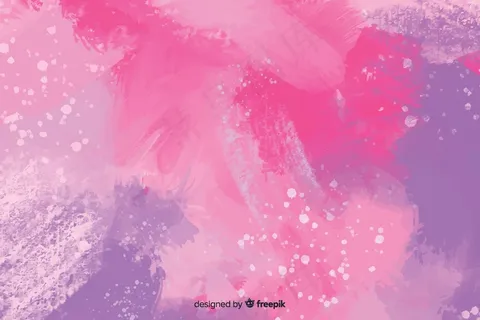 抽象紫色手绘壁纸