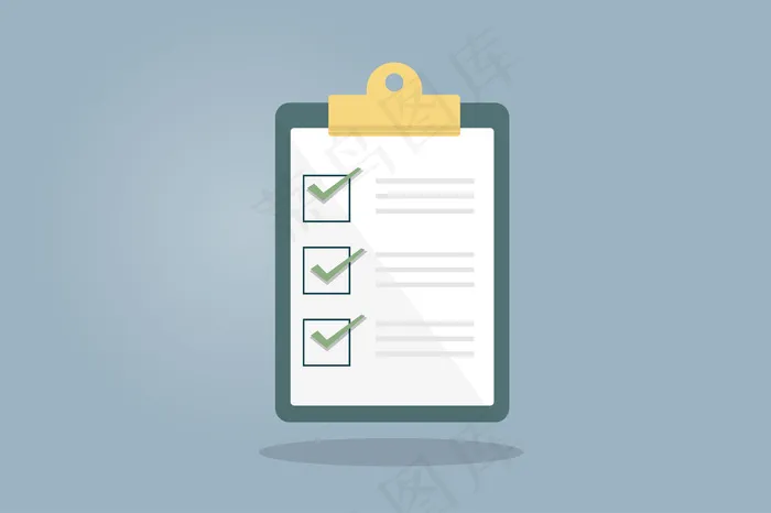 待办事项清单说明eps,ai矢量模版下载