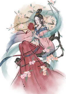 中秋节古风人物嫦娥