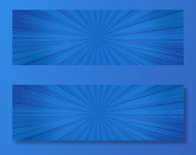 复古波普艺术蓝色背景。