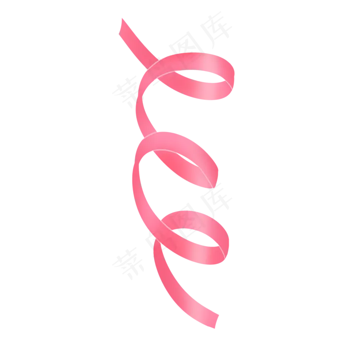 粉红色卷绕飘带丝带彩带(2000X2000(DPI:300))psd模版下载