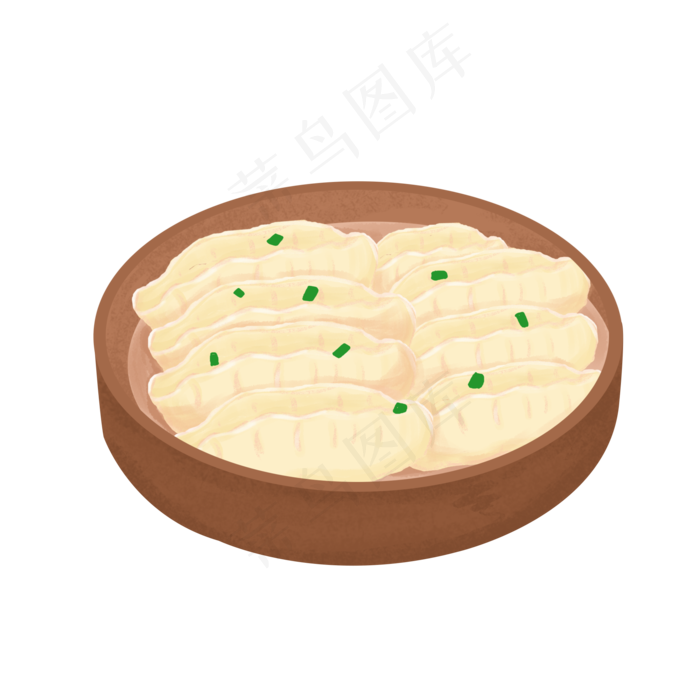 特色冬季食物水饺元素(2000X2000(DPI:300))psd模版下载