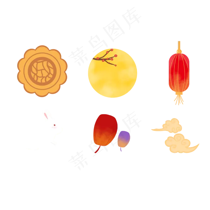 中秋图标(3000X3000(DPI:300))psd模版下载