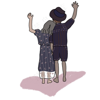 情人节简洁虐狗情侣可爱表情PN