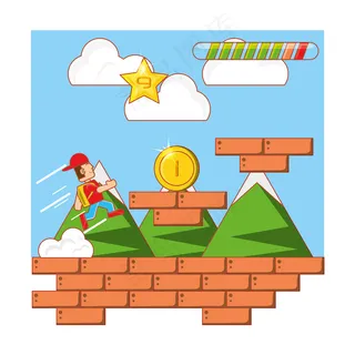 视频游戏场景界面