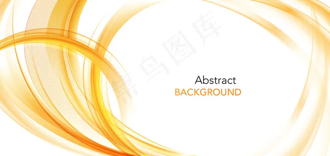 黄色漩涡抽象背景