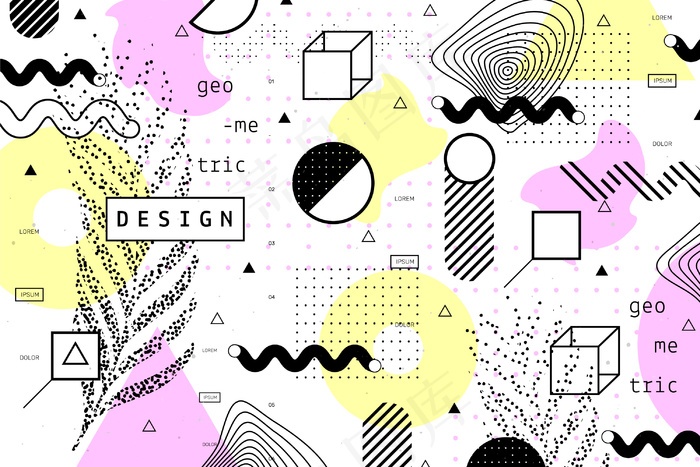 平面设计几何背景