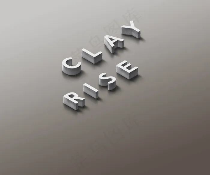 3D立体字特效随意替换文字psd模版下载