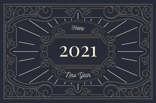 2021年年份背景