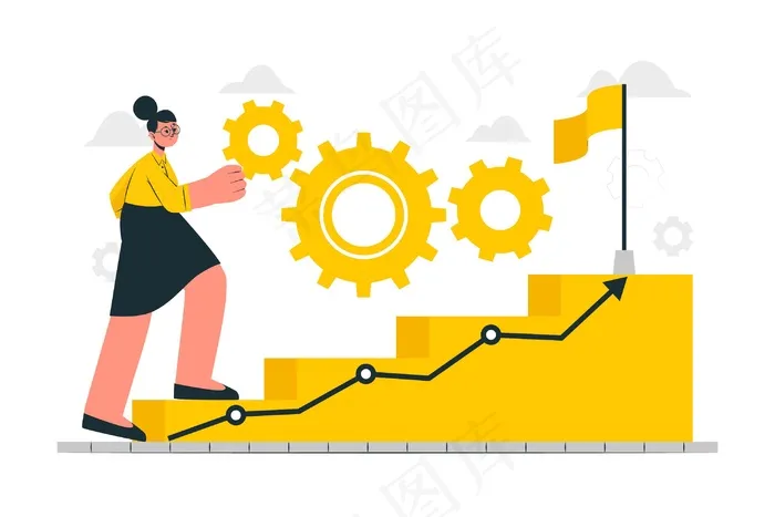 进行中概念图eps,ai矢量模版下载