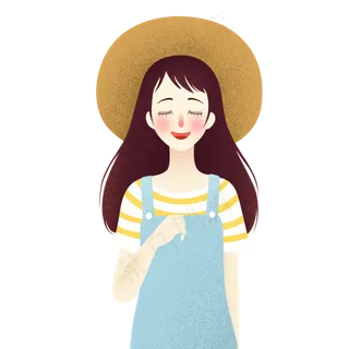 秋天旅行的可爱女孩