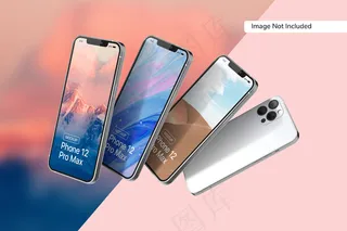 智能手机12 pro max实体模型样机