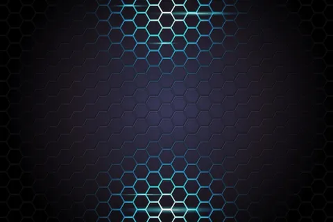 梯度六边形背景