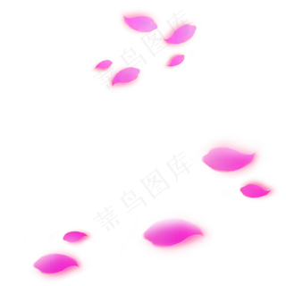 模糊紫色花瓣七夕情人节