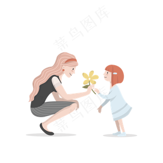 小清新矢量教师节献花可商用元素