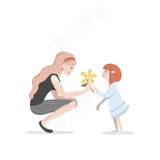 小清新矢量教师节献花可商用元素