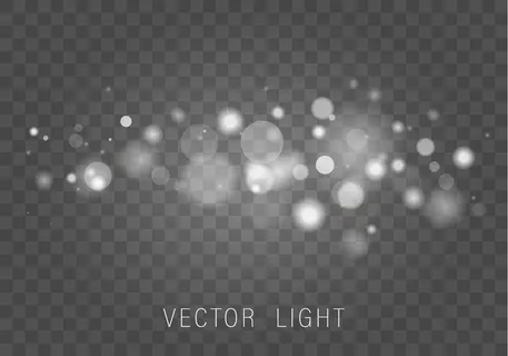 光抽象发光的(bokeh)散景光效果隔离在透明背景上。喜庆的紫色和金色发光背景。概念。模糊的灯光框。