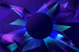 抽象的未来主义背景和锐利的形状