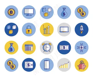 经济和金融图标