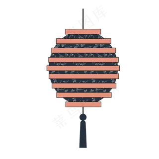 扁平化中秋灯笼 