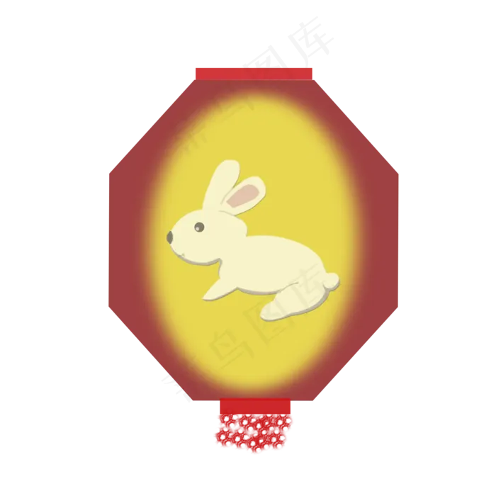 中秋节灯笼矢量素材(2000X2000(DPI:300))psd模版下载