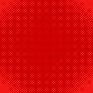 红色半色调网点图案背景-不同大小圆圈的矢量设计