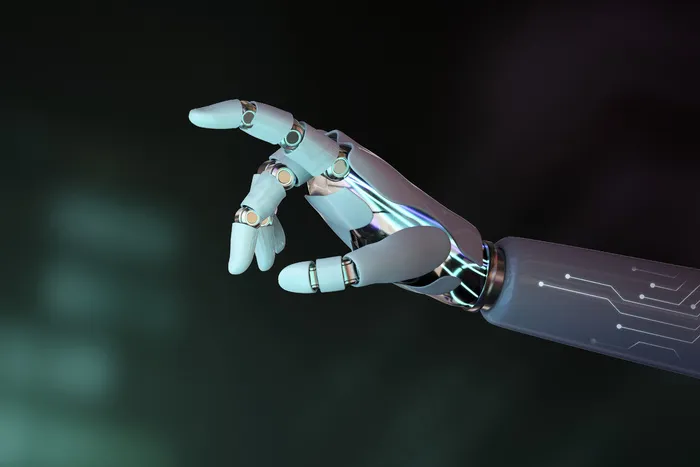 机器人手指点，ai 技术背景