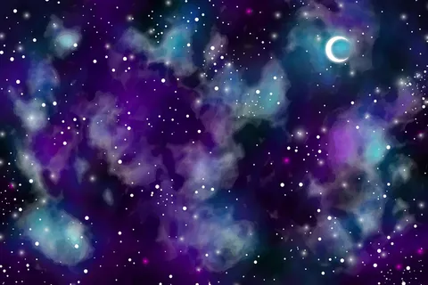 水彩暗天空背景 水彩暗天空背景