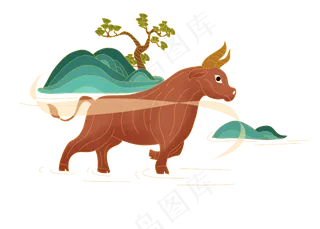 2021新年国潮牛年