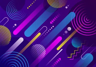 抽象多彩的几何未来主义背景