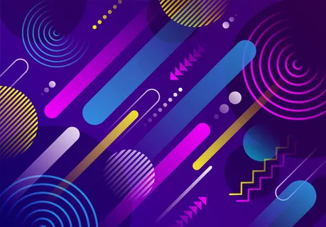 抽象多彩的几何未来主义背景 抽象多彩的几何未来主义背景