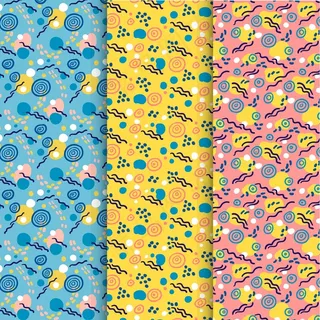 抽象手绘图案集