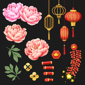 2021中国新年元素横幅banner