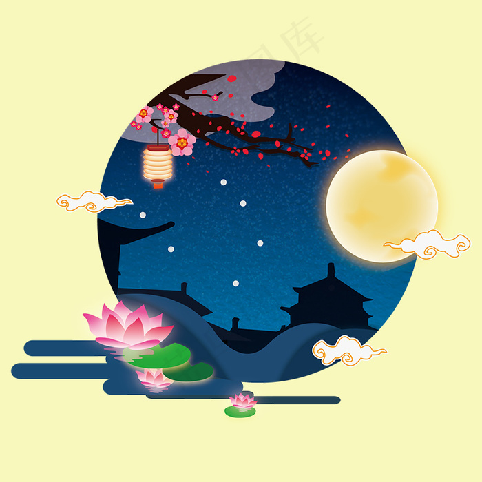 月饼主图直通车模板(800*800px 	        )psd模版下载