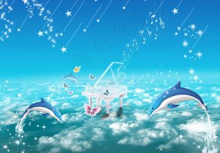 电视墙背景画效果图片