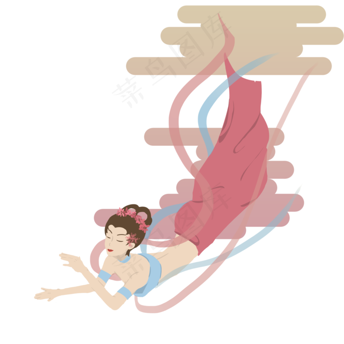 中秋古风仙女套图(2000X2000(DPI:300))psd模版下载