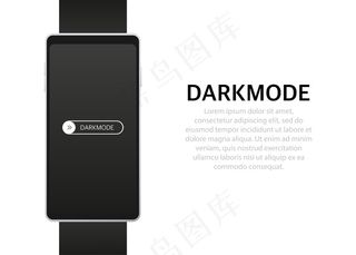 开-关-暗模式开关，用于手机屏幕的亮按钮和暗按钮
