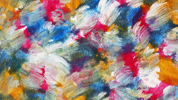 彩色亚克力笔刷背景