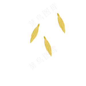 矢量黄色花瓣下载
