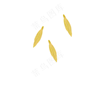 矢量黄色花瓣下载