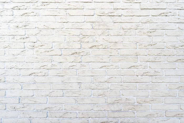 白砖墙。白填充砖的质地