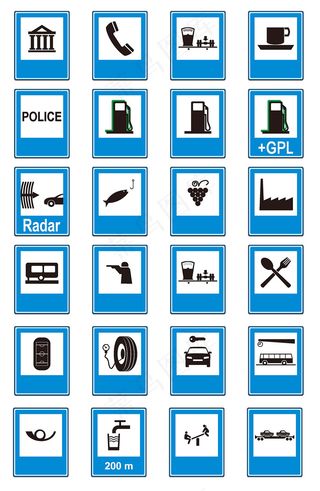 安全施工警示标示