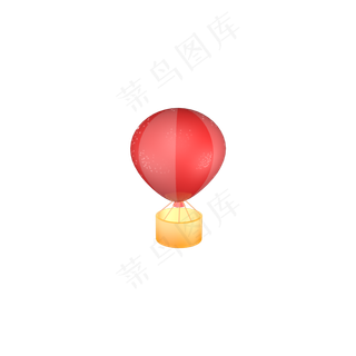 C4D热气球七夕热气球情人节元