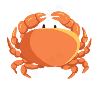 中秋节黄色大闸蟹
