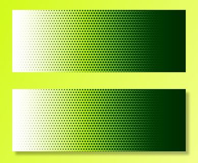 抽象半色调彩色横幅banner背景