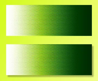 抽象半色调彩色横幅banner背景