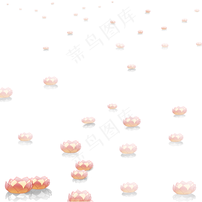 中元节鬼节莲花灯