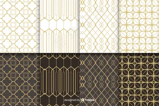 几何奢华图案套装